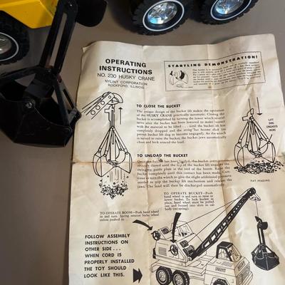 Vintage Nylint Husky Crane