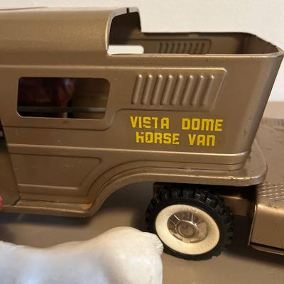 Vintage horse trailer & semi