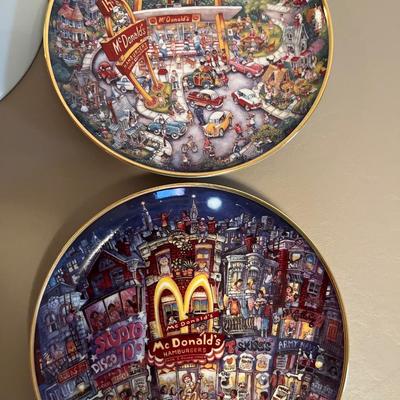 Vintage McDonald’s limited edition numbered plates