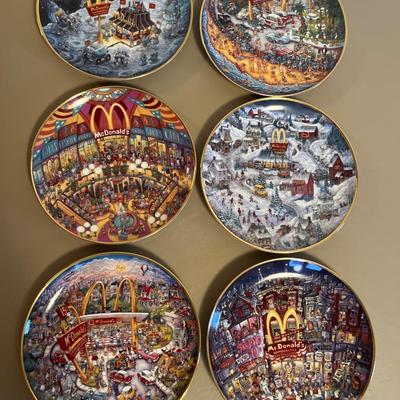 Vintage McDonald’s limited edition numbered plates
