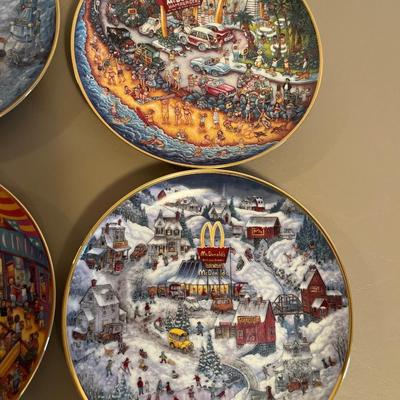 Vintage McDonald’s limited edition numbered plates
