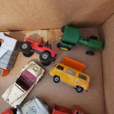 Metal Matchbox, Hot Wheel Vehicles, Marbles and Jacks (BD-KD)