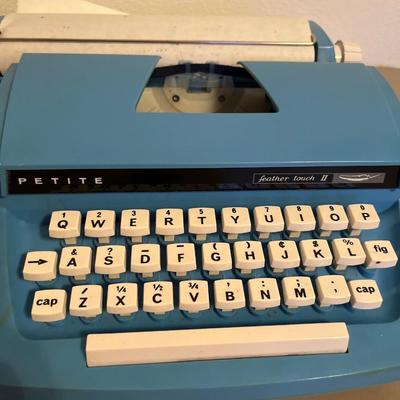 Vintage Petite Feather Touch II Typewriter