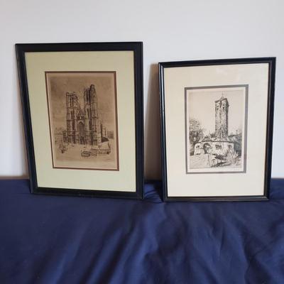 Two Signed Lithographs (BD-KD)