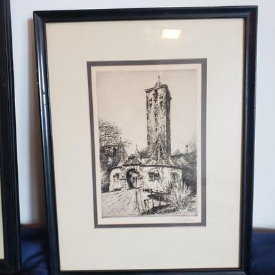 Two Signed Lithographs (BD-KD)