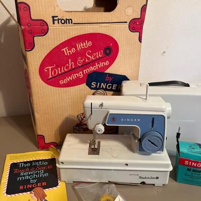 Vintage little Touch and Sew sewing machine by Singer