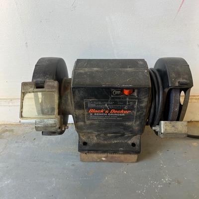 Black & Decker Bench Grinder & Power Glide Angle Grinder (G-MG)