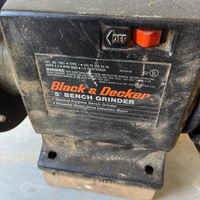 Black & Decker Bench Grinder & Power Glide Angle Grinder (G-MG)