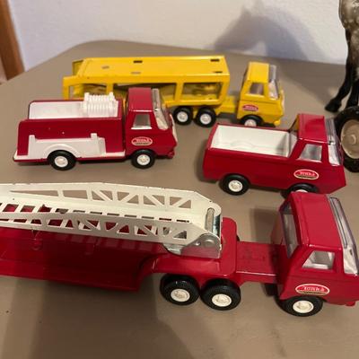 Vintage Tonka and Buddy L vehicles