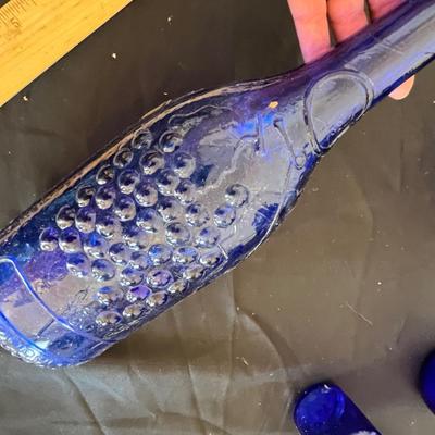 Lot of Cobalt bottles