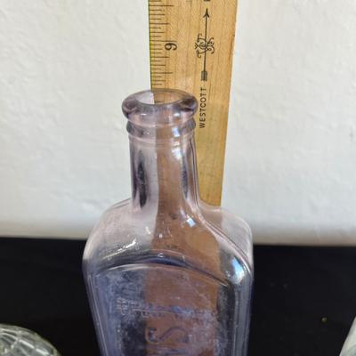 Large lot of antique bottles