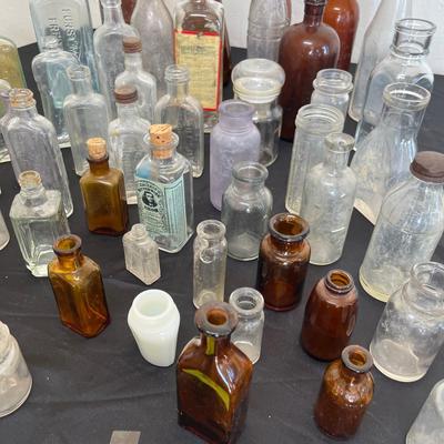 Large lot of antique bottles #2