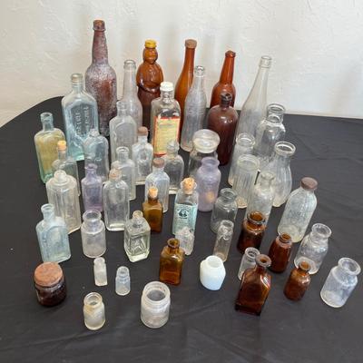 Large lot of antique bottles #2