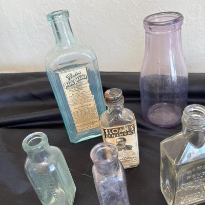 Large lot of antique bottles #3