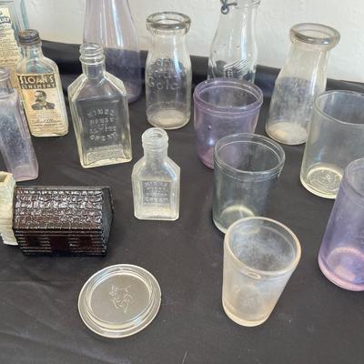 Large lot of antique bottles #3