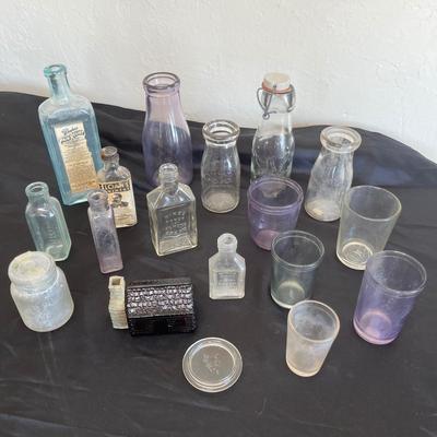 Large lot of antique bottles #3