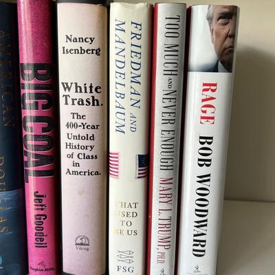 Political & Financial Non-Fiction Hardbacks - Kennedy & More (O-RG)