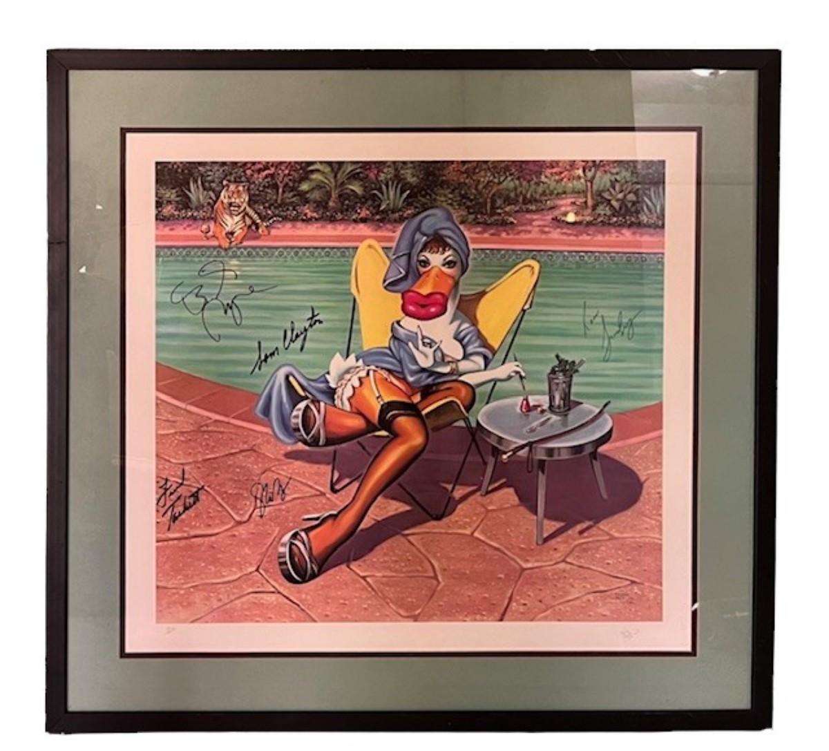 Little Feat Signed Neon Park Lithograph | EstateSales.org