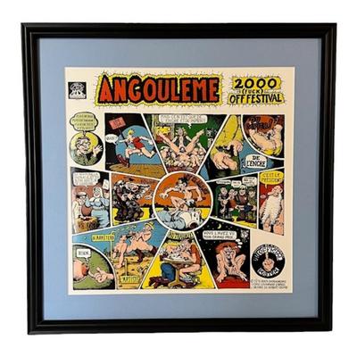 2000 Robert Crumb Angouleme Lithograph