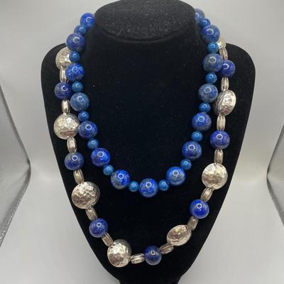 925 and Blue Lapis Necklaces (ST-BB)