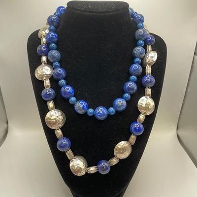 925 and Blue Lapis Necklaces (ST-BB)