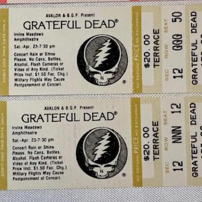 Grateful Dead Concert Tickets