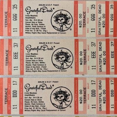 Grateful Dead Concert Tickets