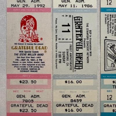 Grateful Dead Concert Tickets