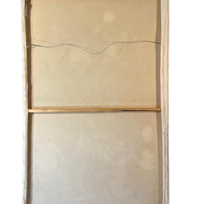 Signed Jenny Berry "Subway Poetry" Acrylic on Canvas