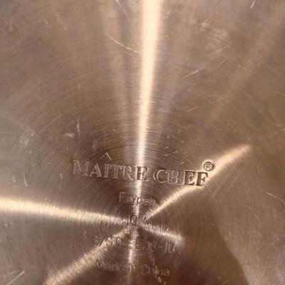 6 pc Maitre Chef pots and pans