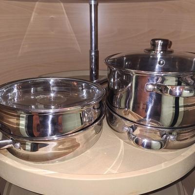 6 pc Maitre Chef pots and pans