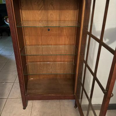 Stickley/Mission Style Display Cabinet