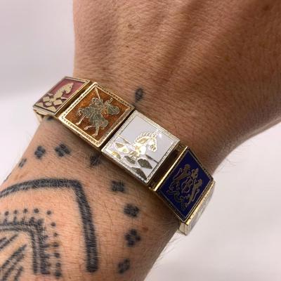 Sterling Aztec Calendar Pendant, Coat of Arms Jewelry, & More (K-HS)