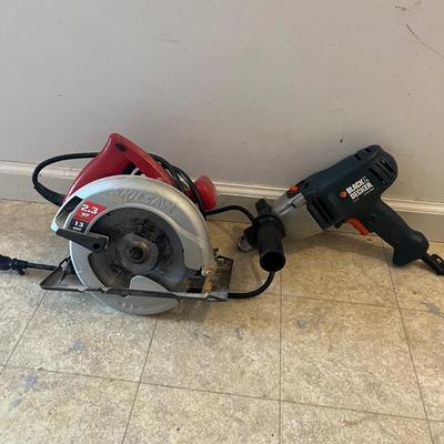 Skil Circular Saw & Black & Decker Hammer Drill (G-MG)