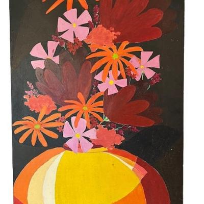 Mid-Century Acrylic on Board