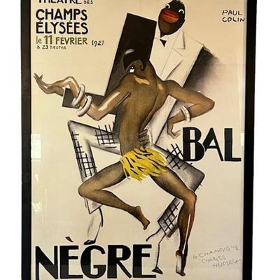 Bal Negre Poster After Paul Colin