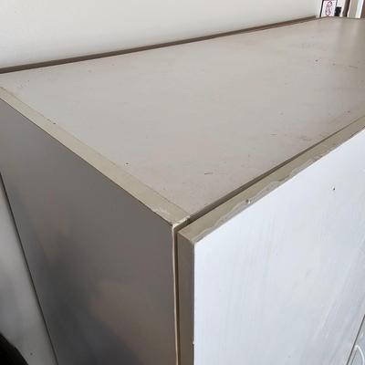 White Wooden Storage Cabinet (G-JS)