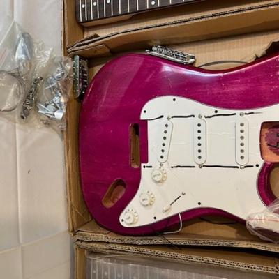 Pair of NOS Unassembled Electric Guitars