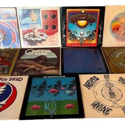 Vintage Grateful Dead LP Assortment
