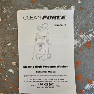 Clean Force Electric Power Washer (G-JS)