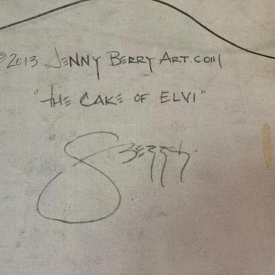 Signed Jenny Berry on Canvas