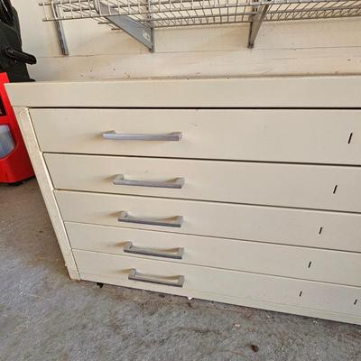 Five Drawer Blueprint Storage Cabinet (G-JS)