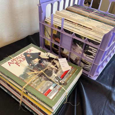 Crate of Apaloosa Journal magazines