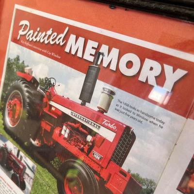 International Tractor Framed picture