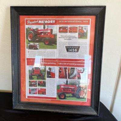 International Tractor Framed picture