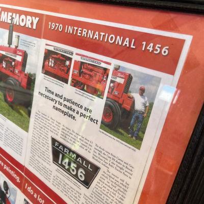 International Tractor Framed picture