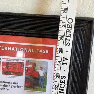 International Tractor Framed picture