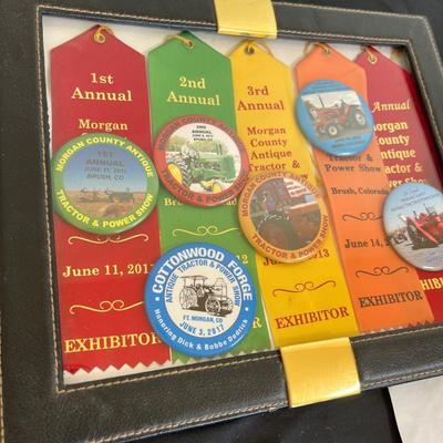 Vintage tractor show items