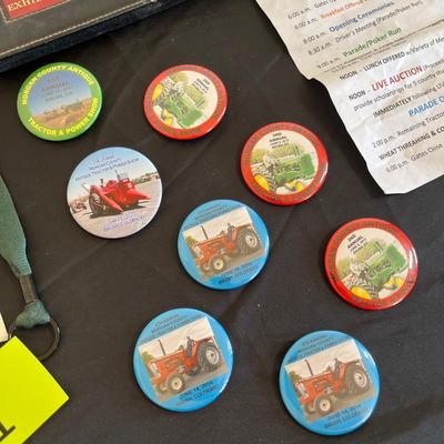 Vintage tractor show items