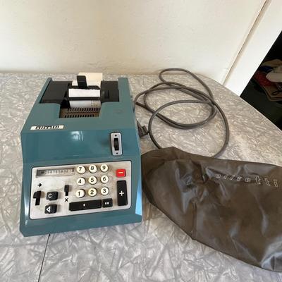 Olivetti electric adding machine